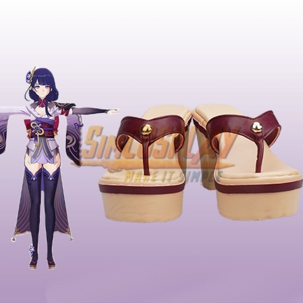 Haragami Raiden Shogun Cosplay Heels
